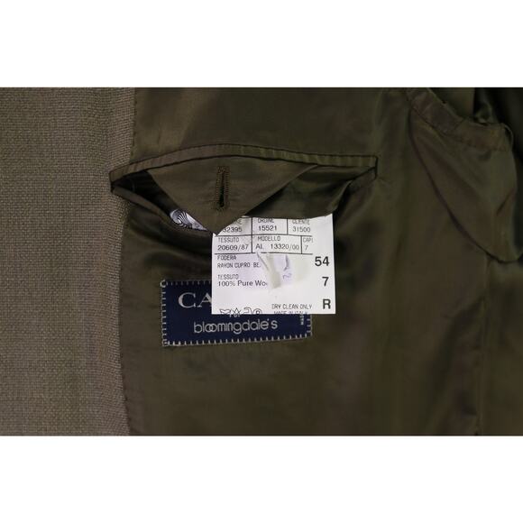 Canali Blazer Green Knit Wool Sportcoat Blazer 44R - Picture 9 of 10
